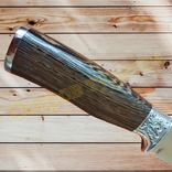 Нож туристический Охотник сталь 65Х13 чехлом 27 см, фото №7