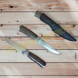 Нож туристический Охотник сталь 65Х13 чехлом 27 см, фото №9