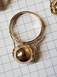 Золотое кольцо и серьги 585 пробы, photo number 3