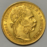 20 франков 8 форинтов 1882 года, Венгрия, photo number 2