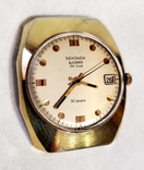 Watch Sekonda De Luxe in gilding Au-20 30 stones self-winding mechanism 1MChZ named after Kirov USSR, photo number 2