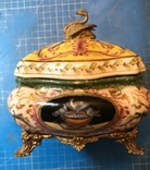 The box is bronze, porcelain. Stamp "1895"., photo number 2