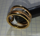 Кольцо , позолота, фото №2