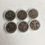 Набор монет 1 рубль-1991года.-Барселона1992.-ХХV Олимпиада., photo number 2