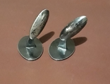 Запонки срібло ( проба голова 916 ) ( АМЮЗ ) емалі, photo number 6