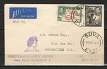 Fiji 1941 map fishing envelope first flight (e), photo number 2