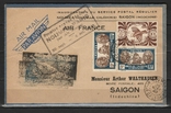 New Caledonia, 1949, envelope, air sailboat, bird, fauna, colony of France (e), photo number 2