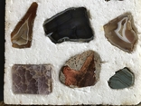 Коллекция миниралов из Чукотки Агат Оникс Яшма Аметист 12 камней, photo number 6