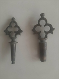 Two brass keys from the samovar faucet, photo number 2