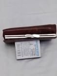 Новый импортный кошелек с монетницей фирмы "ESKO" из натуральной кожи, в упаковке, photo number 4