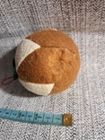 Ёлочная игрушка шар, текстиль, фото №7