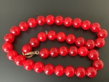 Red glass beads, photo number 3