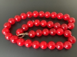 Red glass beads, photo number 4
