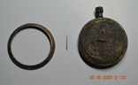 Pocket watch "Agate". Stopwatch. Diameter 5 cm. Not working. Arrow broken off, photo number 4