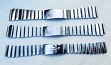 Stainless steel bracelets for watches electronics of the USSR, photo number 3