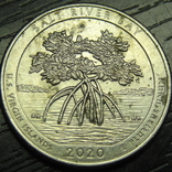 25 US cents 2020 P Salt River Bay, photo number 2
