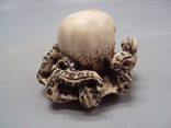 Netsuke figure figurine mammoth bone miniature octopus height 4.2 cm, weight 73.96 g, photo number 6