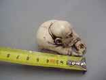 Netsuke figure figurine mammoth bone miniature man washes Japanese asks for weight 77.67g, photo number 4