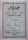 Ukraine, share of OJSC Silur, share certificate, 1997, photo number 2