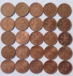 2 пенни Великобритании 1992-2016 25 штук., numer zdjęcia 3