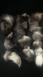Fur, silver fox tails., photo number 2