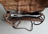 Винтажная сумка ручной работы из кожи алигатора - 23х24х8 см., фото №10