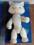 Белый кот с подвижными лапами и головой. На донорство. СССР., photo number 6