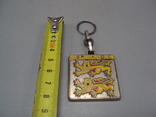 Keychain Normandie coat of arms lions Normandy France two lions metal length 8.3cm, photo number 3