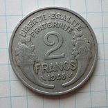 Франція 2 франка, 1948, numer zdjęcia 2