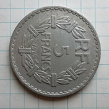 Франція 5 франків, 1945, photo number 3
