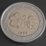 €2 регулярний випуск Фінляндія (Тип 1) 1999, фото №6