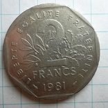 Франція 2 франка, 1981, photo number 6