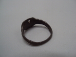 Бижутерия кольцо бронза размер 16, фото №4