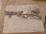 The painting "Winter Morning" by Albin Gavdzinsky in 1985., photo number 8