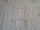 Tablecloth embroidered linen, photo number 6