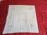 Tablecloth embroidered linen, photo number 8