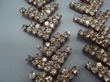 Costume jewelry, parts, spare parts, earrings or bracelet, length 9.5 cm, there are breakdowns, not all pebbles, photo number 7