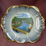 Antique dish "Bad Ems", gilding, Tirschenreuth, Germany, new, photo number 9