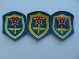 Soviet chevrons of the USSR Air Force. 3 Varieties by stars, photo number 2