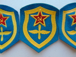 Soviet chevrons of the USSR Air Force. 3 Varieties by stars, photo number 4