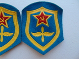 Soviet chevrons of the USSR Air Force. 3 Varieties by stars, photo number 5