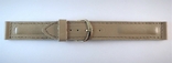 New Watch strap 18 mm. Leather. Beige color, photo number 4