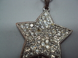 Costume jewelry, necklace, chain and stars, beads, stars, chain length: 78 cm (not all pebbles), photo number 5