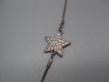 Costume jewelry, necklace, chain and stars, beads, stars, chain length: 78 cm (not all pebbles), photo number 6