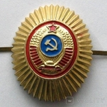 Ministry of Internal Affairs, colonels and generals of the Soviet militia in the late 1980s (cockade) light metal Aluminum, photo number 4