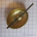 Aluminum, cockade of 1989 on the cap of the Soviet riot police (police) light metal - cap badge, photo number 3