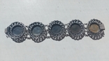 Bracelet silver interesting 800 hallmark 64 grams, photo number 5