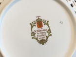 Настенная тарелка ажурный фарфор Попугаи Schumann Arzberg Tradition since 1881 Германия, photo number 10