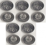 Transnistria Transnistria - 5 pcs x 1 Ruble 2023 Cycling Cycling, photo number 2