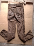 Кожаные женские плотные брюки размер 48, photo number 7